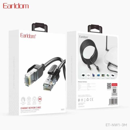 Earldom ET-NW1 3M Network Cable <br> <span class='text-color-warm'>سيتوفر قريباً</span>